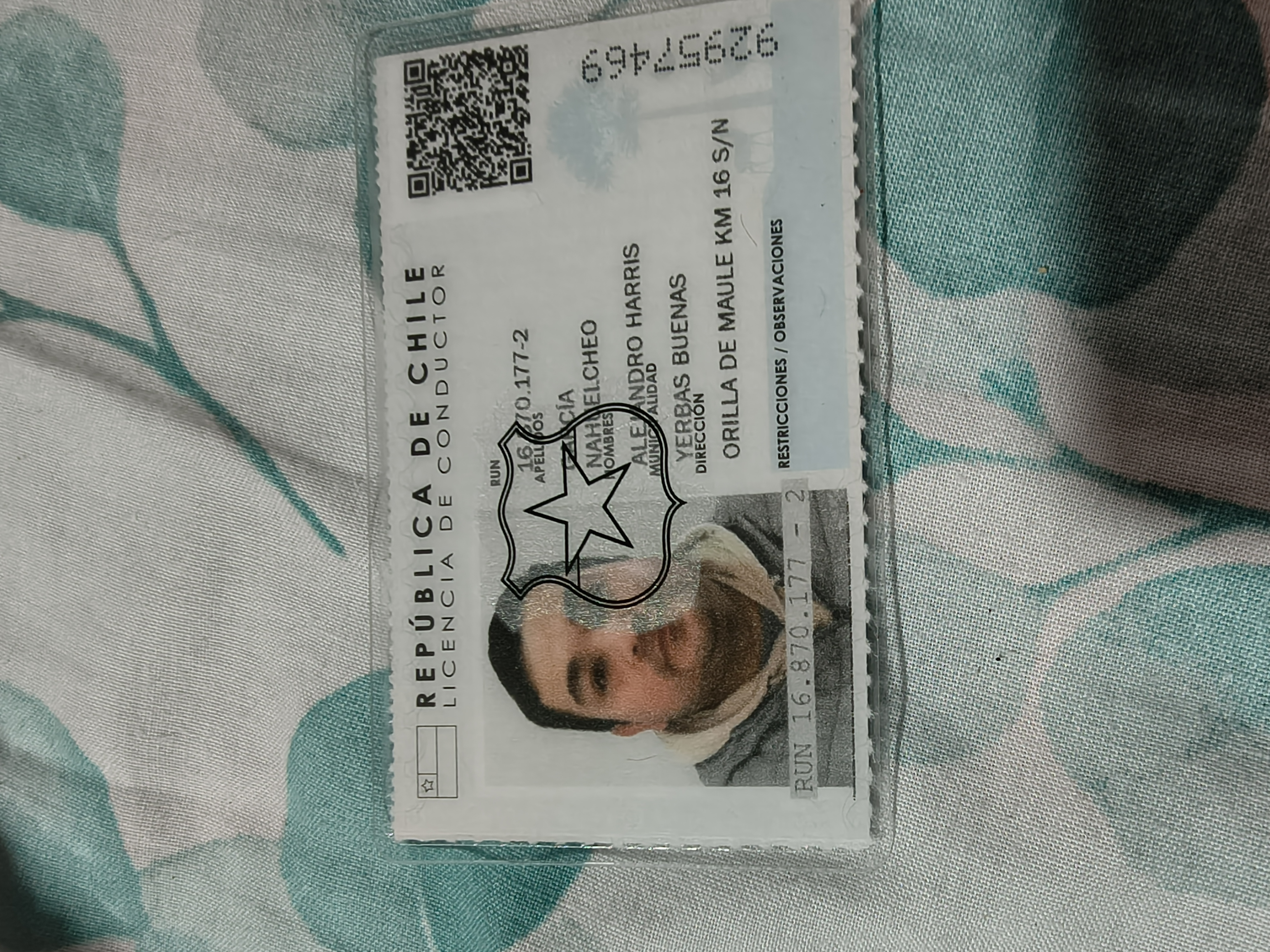 Perfil de Conductor