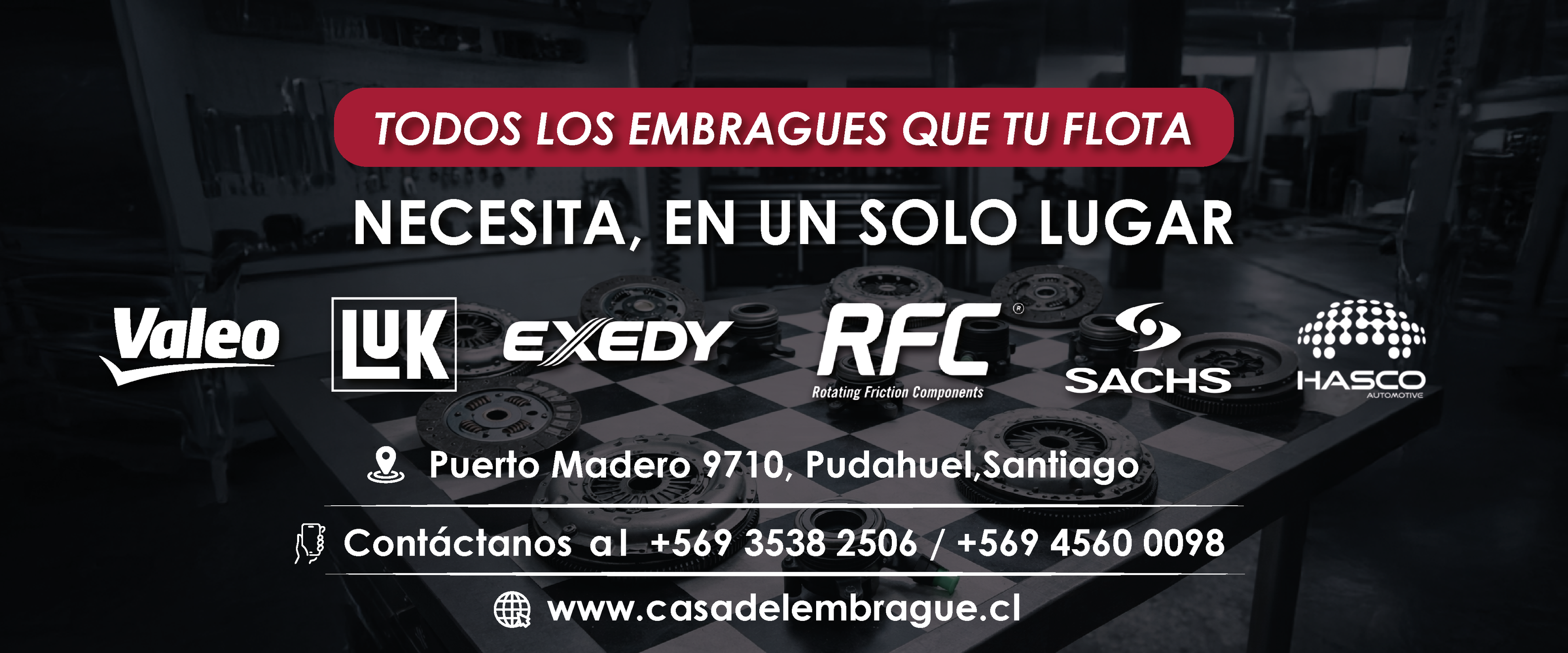 VENTA DE KIT DE EMBRAGUES Y FRENOS